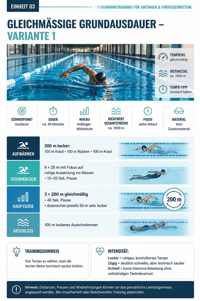 Illustrierte Schwimmeinheit aus dem Guide 3