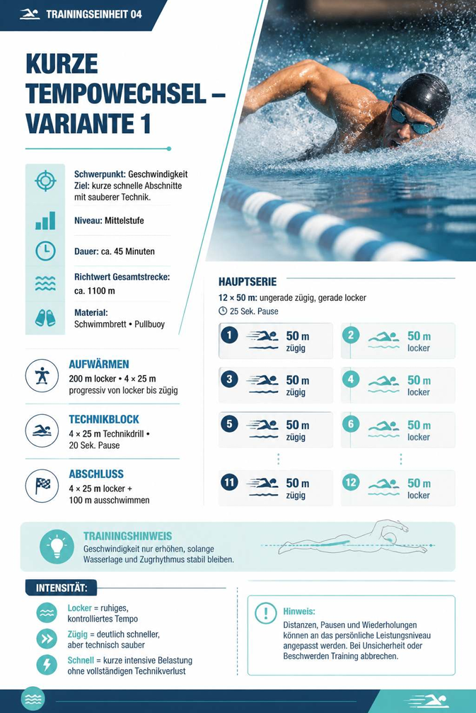 Illustrierte Schwimmeinheit aus dem Guide 4