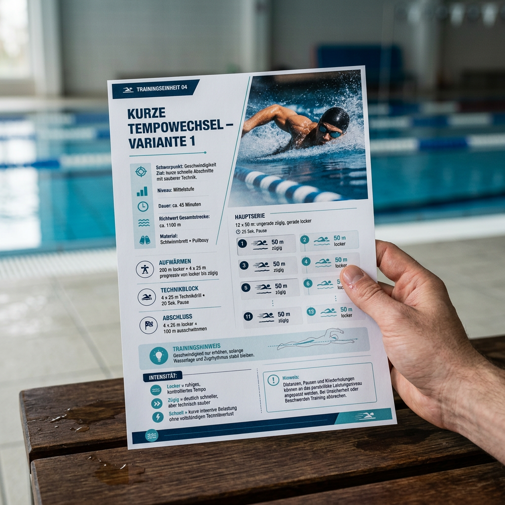 Beispielseite aus dem Trainingsguide