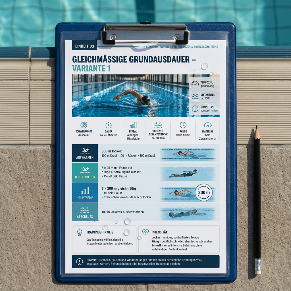 Beispielseite aus dem Trainingsguide